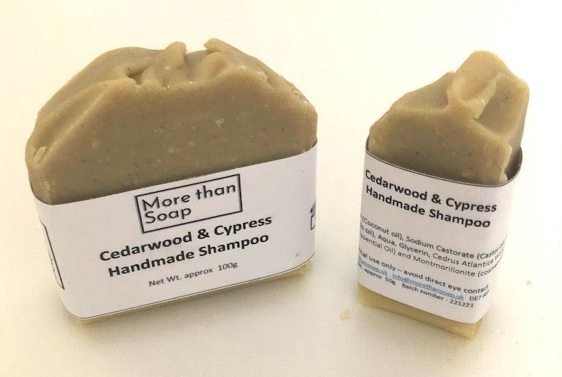 Handmade natural shampoo bar