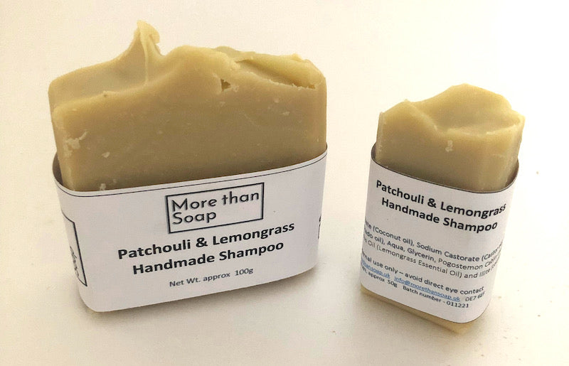 Handmade natural shampoo bar