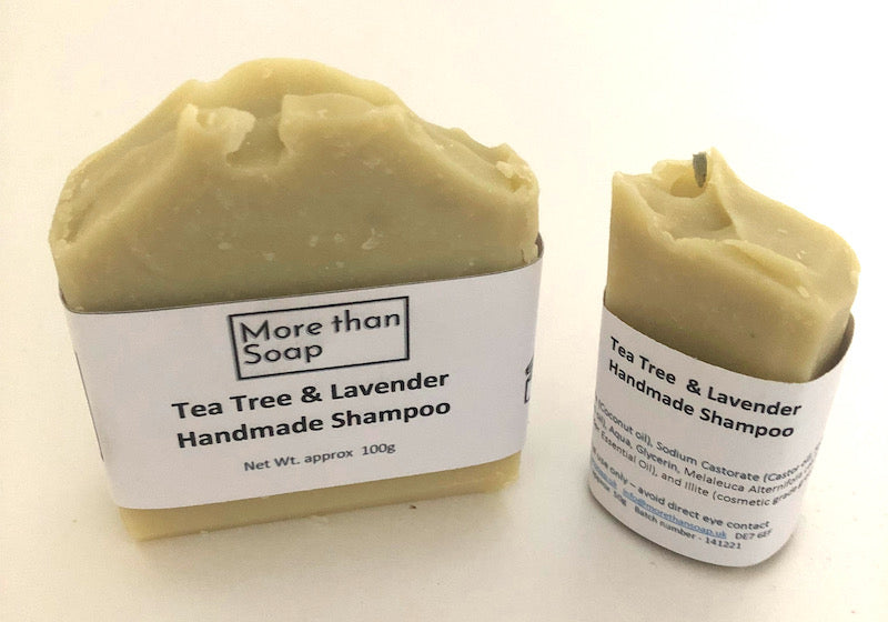 Handmade natural shampoo bar